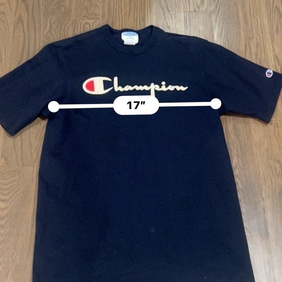 Men’s Champion Shirt blue size large L activewear G - Picture 3 of 4